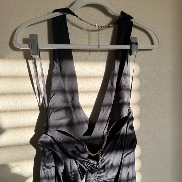 Michael Costello x REVOLVE Cosmo Gown in Black Size S - Picture 4 of 8